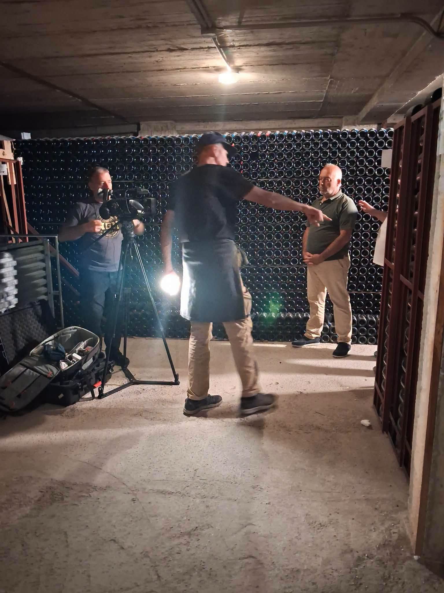 Γυρίσματα σε σημείο της περιοχής Αμυνταίου