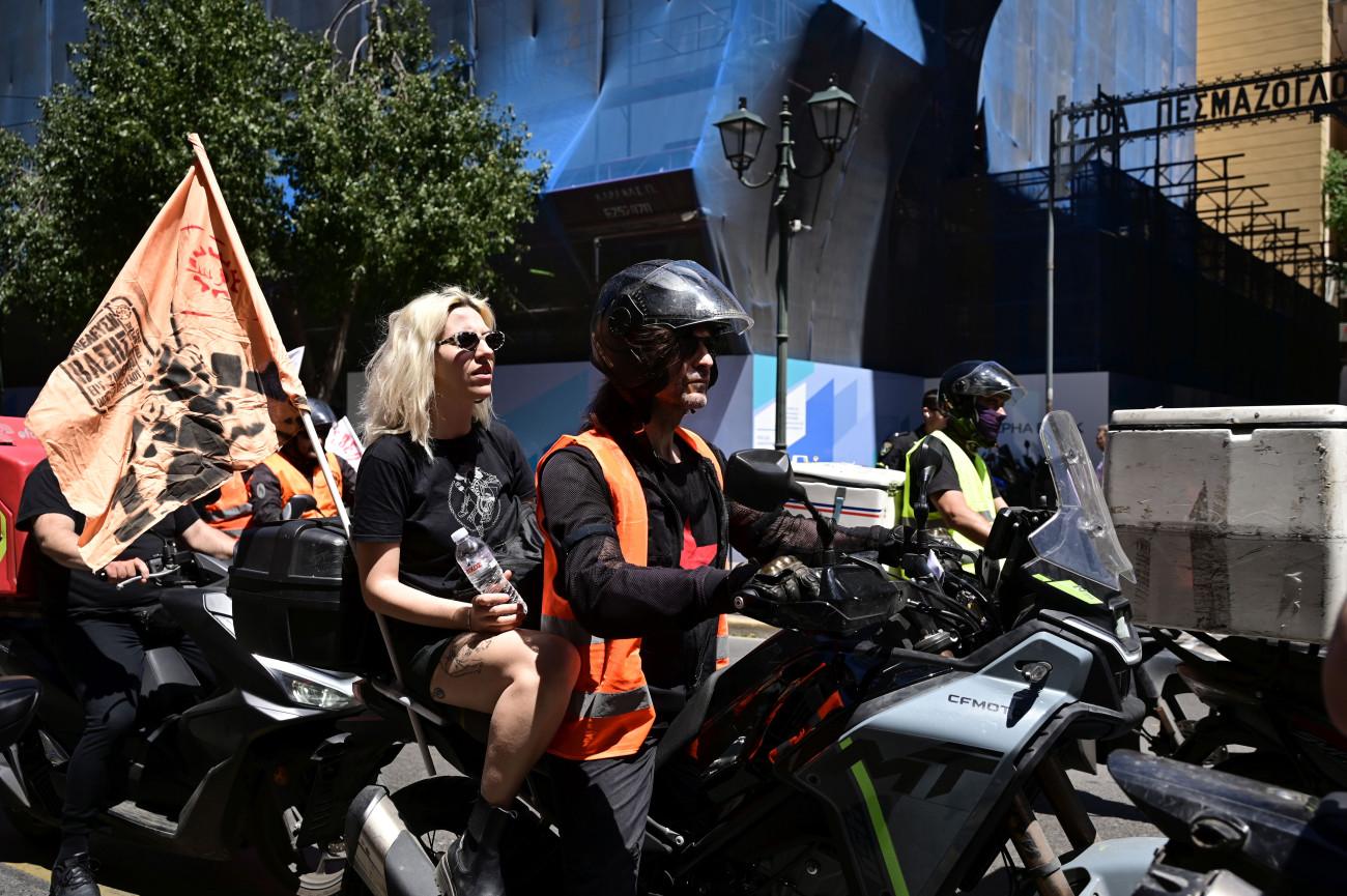 Απεργία στις δύο ρόδες: Ντελίβερι και κούριερ στους δρόμους για αυξήσεις μισθών και βαρέα ένσημα 3 απεργία