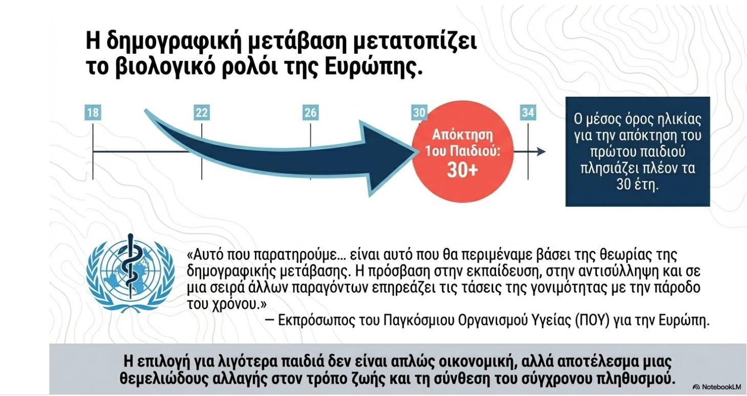 Δημογραφικό: Η Ελλάδα καταγράφει τη χαμηλότερη γονιμότητα στην Ευρώπη 2 Δημογραφικό: Η Ελλάδα καταγράφει τη χαμηλότερη γονιμότητα στην Ευρώπη