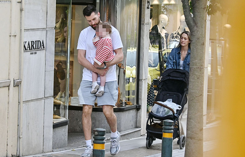 Αλέξης Πέτερς: Αποκαλύπτονται σπάνιες οικογενειακές στιγμές του μπασκετμπολίστα στο κέντρο της Αθήνας 1 Alec Peters και Madison Grewe