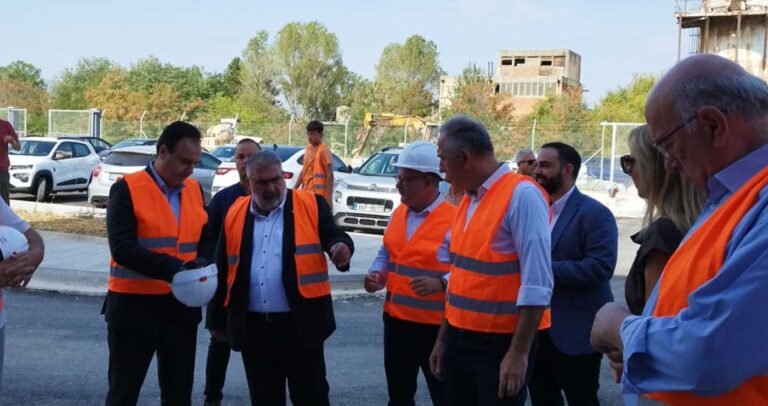 Πτολεμαΐδα: Παπαστεργίου και Καλαφάτης στον υπό κατασκευή Κόμβο Υδρογόνου