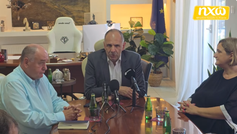 Φλώρινα: Γεραπετρίτης για απολιγνιτοποίηση, Πρέσπες και διάβαση Λαιμού