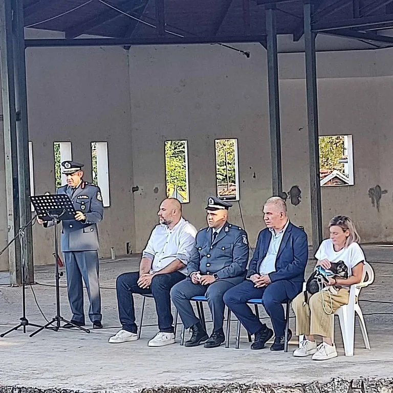 Ο σκύλος θεραπείας KIKO στην εκδήλωση στη Λευκόβρυση