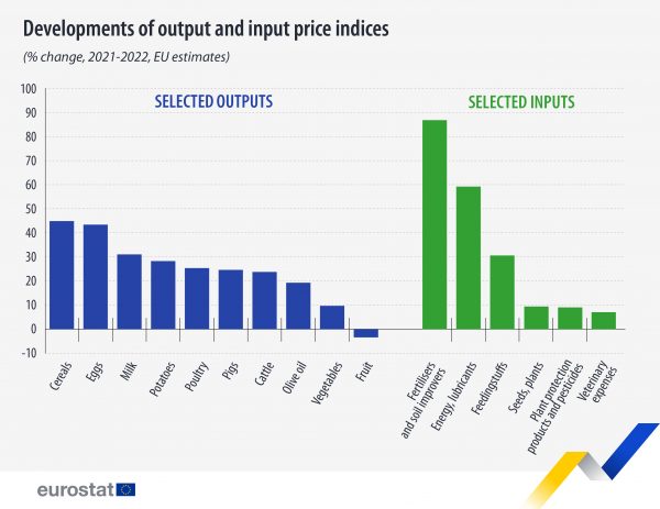 Eurostat: Σε ποια προϊόντα εκτοξεύτηκαν οι τιμές - Στα ύψη και το κόστος