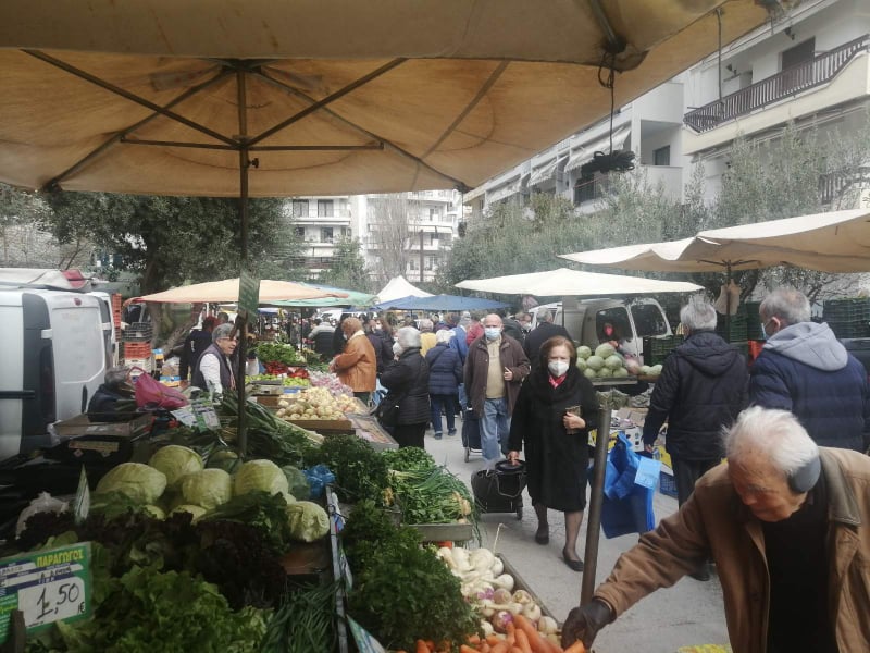 Τεράστιες οι ανατιμήσεις και στις λαϊκές αγορές