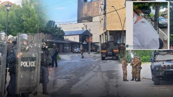 Κόσοβο: Εικόνες χάους στην πόλη Ζβέτσαν - Εθνικιστικά μηνύματα από τους Σέρβους, με χημικά απάντησε η αστυνομία