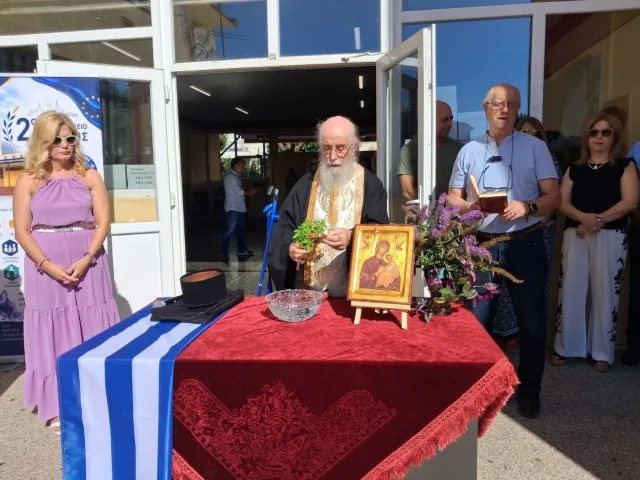 Επίσκεψη του δημάρχου σε σχολικό συγκρότημα