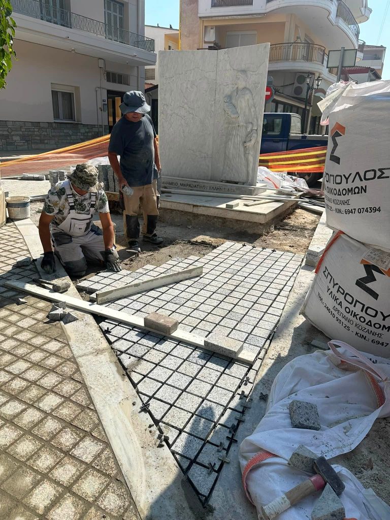 Κοζάνη: Στο 90% η ανάπλαση της Πλατείας Μικράς Ασίας – Ακολουθούν φυτεύσεις