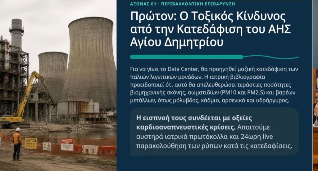 Κοζάνη: Έξι όρους προστασίας της υγείας για το Data Center θέτει ο Ιατρικός Σύλλογος Κοζάνης 1 Κοζάνη: Έξι όρους προστασίας της υγείας για το Data Center θέτει ο Ιατρικός Σύλλογος Κοζάνης