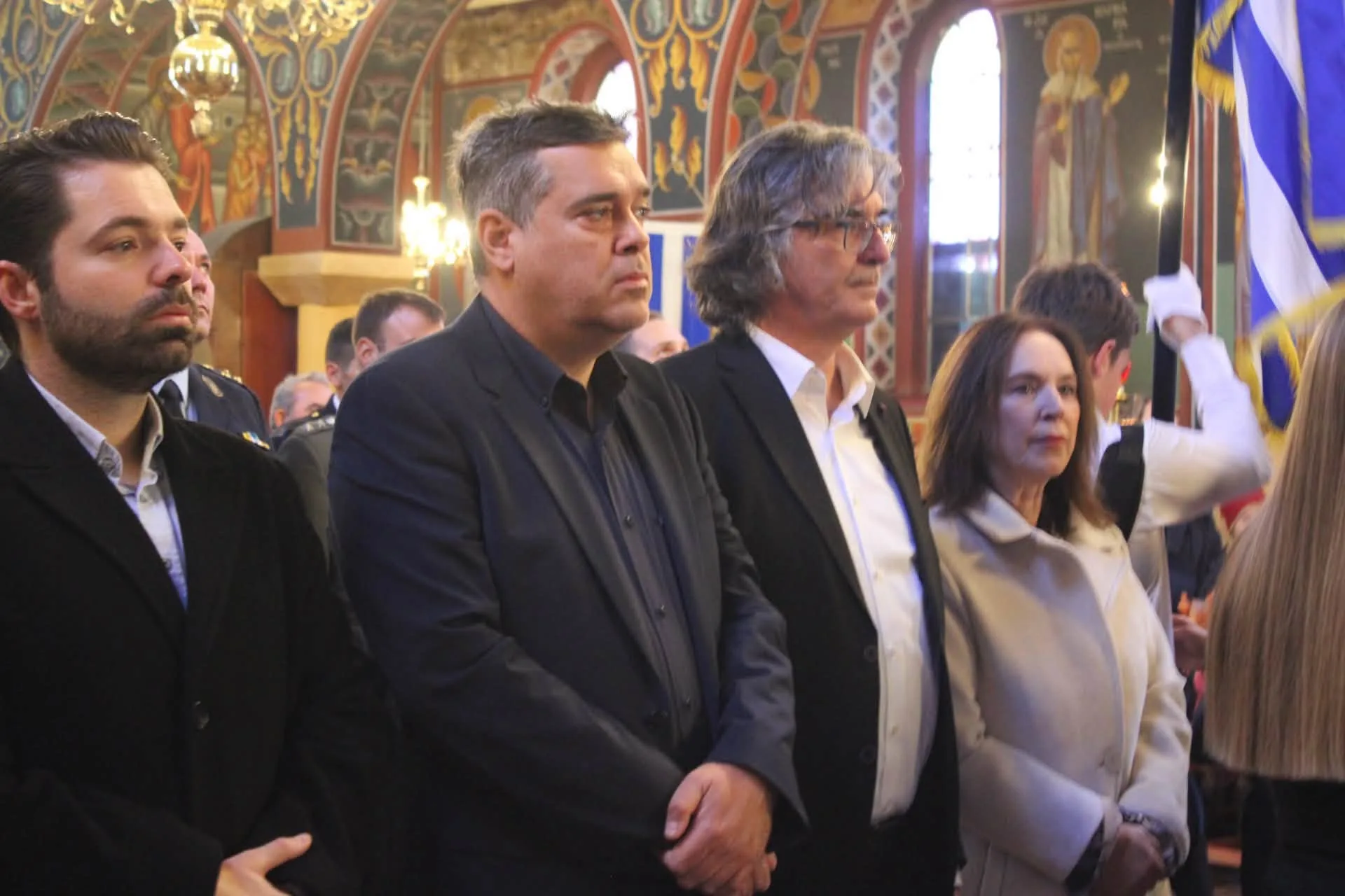 Σέρβια: Ματαιώθηκε λόγω βροχής η παρέλαση για την 28η Οκτωβρίου – Έγινε η κατάθεση στεφάνων