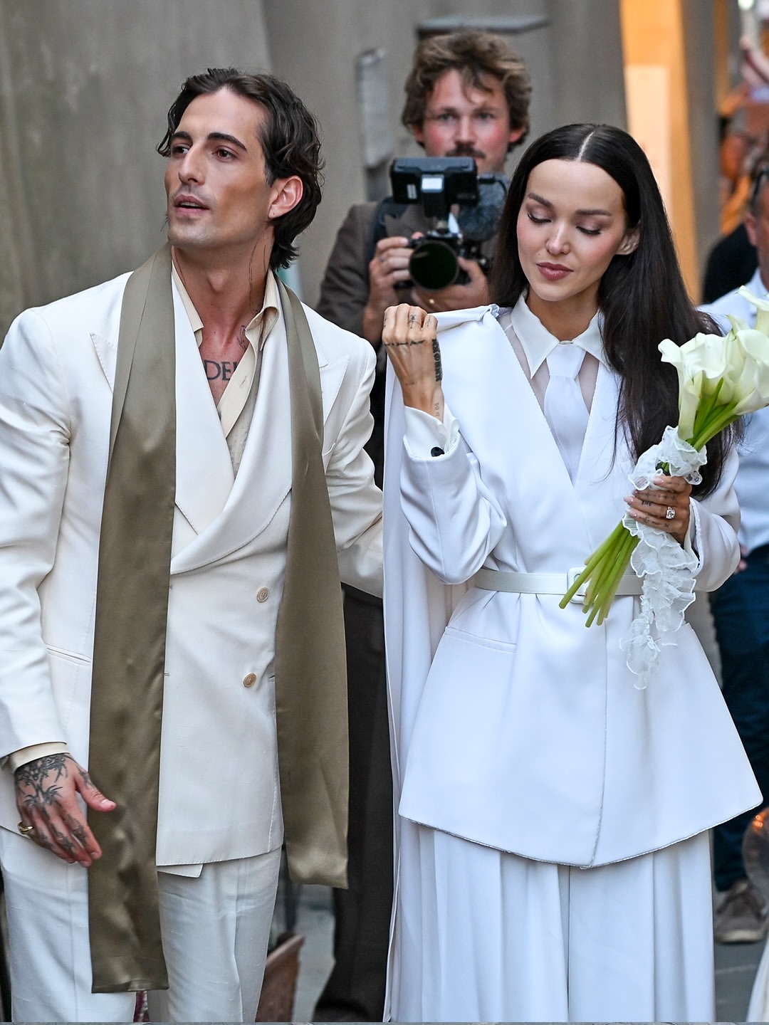 Damiano David και Dove Cameron παντρεύτηκαν σε κλειστή τελετή στην Τοσκάνη 2 Ο Damiano David και η Dove Cameron μετά τον γάμο τους