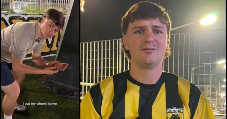 Influencer άφησε iPhone έξω από την Allwyn Arena και διαπίστωσε ότι χάθηκε