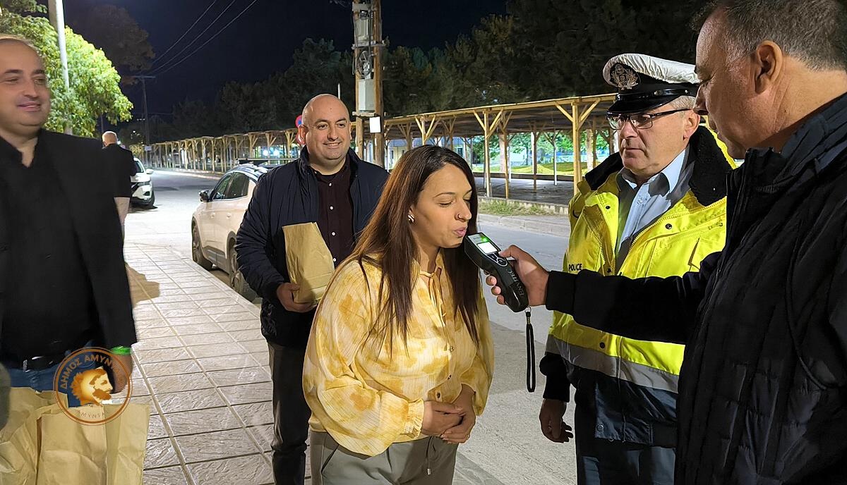 Αμύνταιο: Δράση «Ευρωπαϊκή Νύχτα χωρίς Ατυχήματα» κατά της οδήγησης μετά το αλκοόλ 2 Δράση πρόληψης για την οδική ασφάλεια