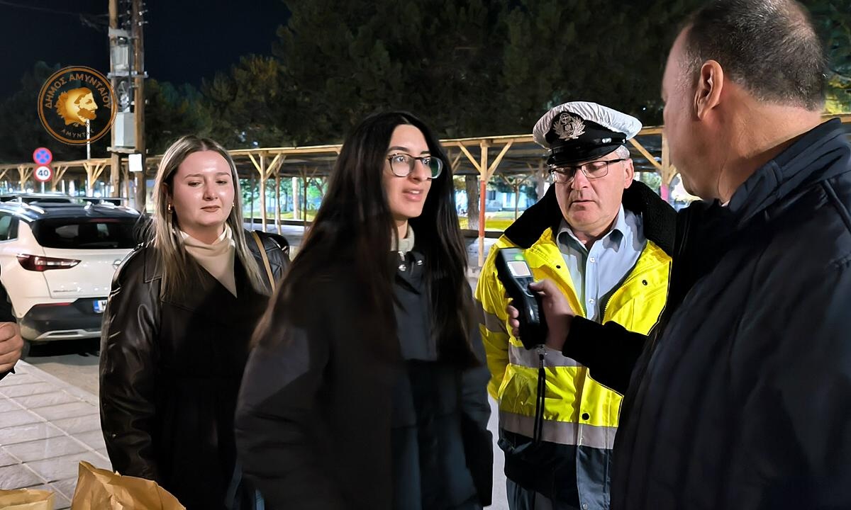 Αμύνταιο: Δράση «Ευρωπαϊκή Νύχτα χωρίς Ατυχήματα» κατά της οδήγησης μετά το αλκοόλ 6 Δράση στο MERLOT wine-resto-bar