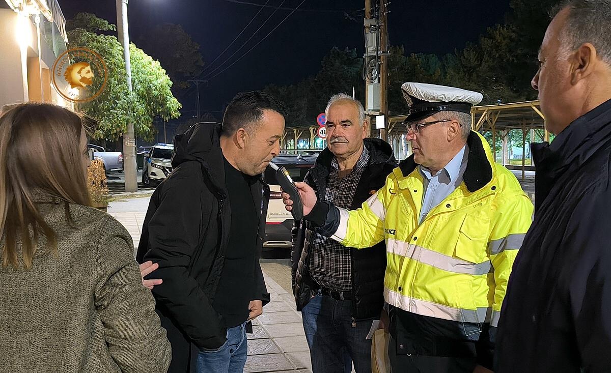 Αμύνταιο: Δράση «Ευρωπαϊκή Νύχτα χωρίς Ατυχήματα» κατά της οδήγησης μετά το αλκοόλ 3 Ενημερωτική δράση στο Αμύνταιο