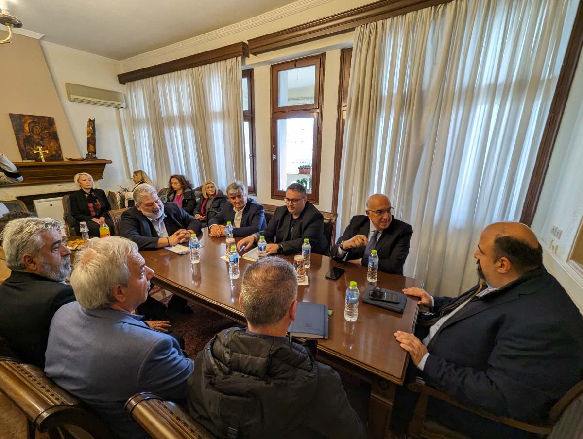 Τον Δήμαρχο Εορδαίας επισκέφθηκε ο Υφυπουργός Κλιματικής Κρίσης & Πολιτικής Προστασίας