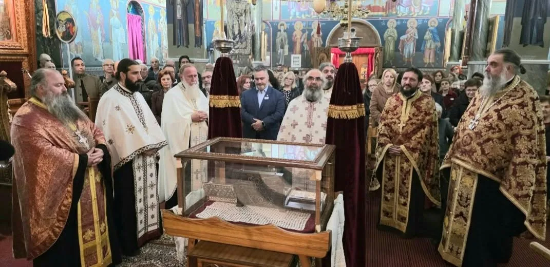 Καρυοχώρι Εορδαίας: Τελέστηκε με πλήθος πιστών ο πανηγυρικός εσπερινός του Αγίου Δημητρίου