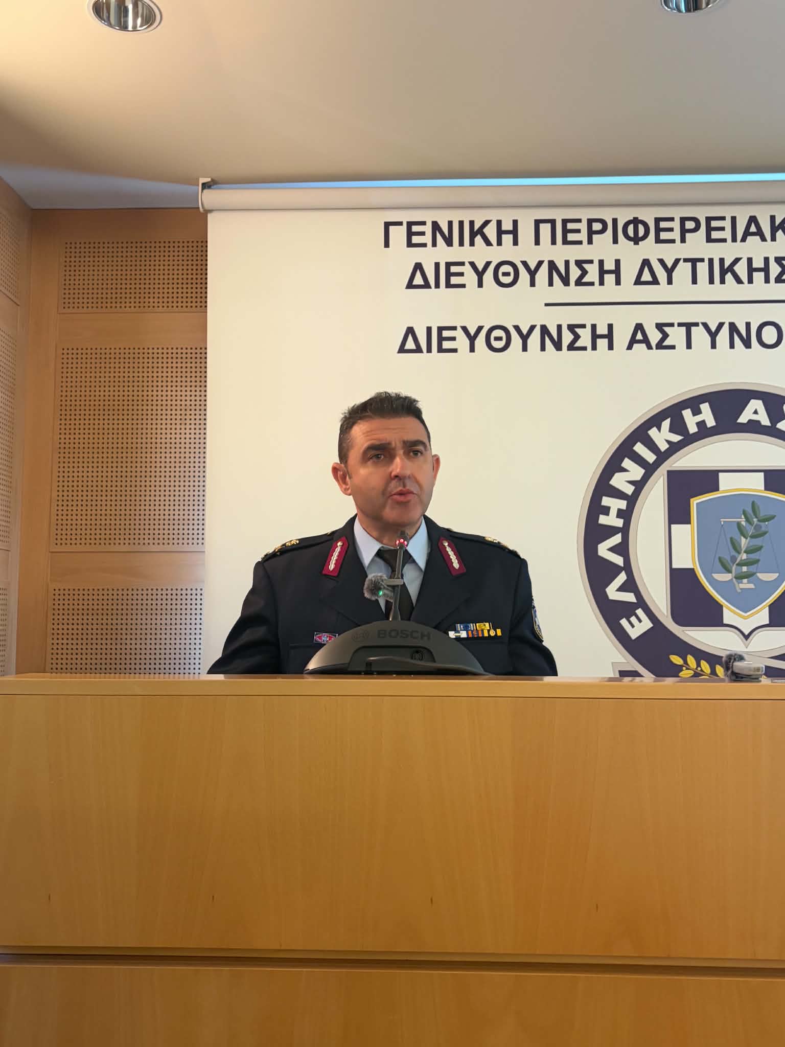 Παρουσία εκπροσώπων στην εκδήλωση στο Αστυνομικό Μέγαρο Κοζάνης