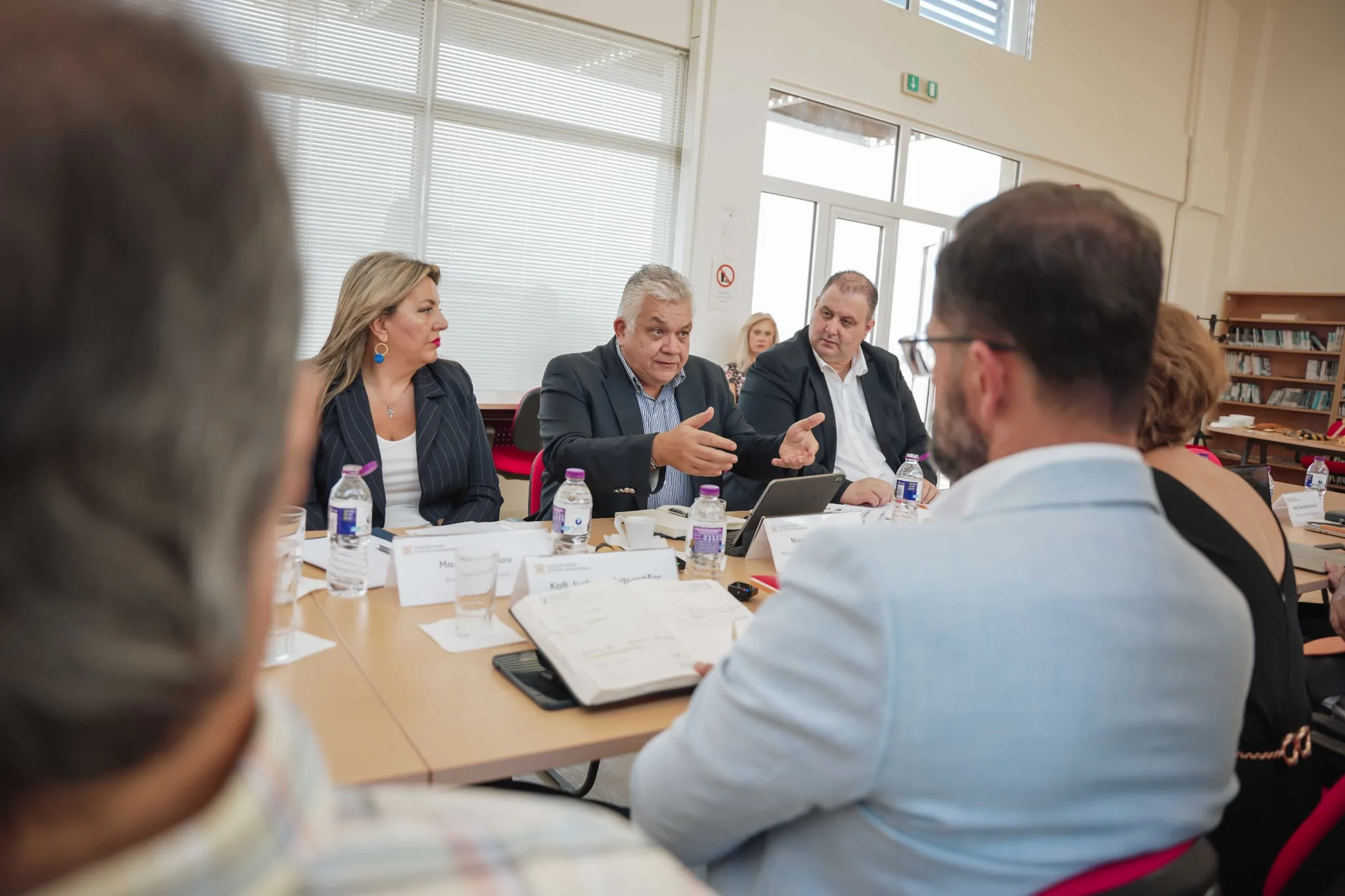 Στιγμιότυπο από την επίσκεψη στην Πανεπιστημιούπολη Καστοριάς