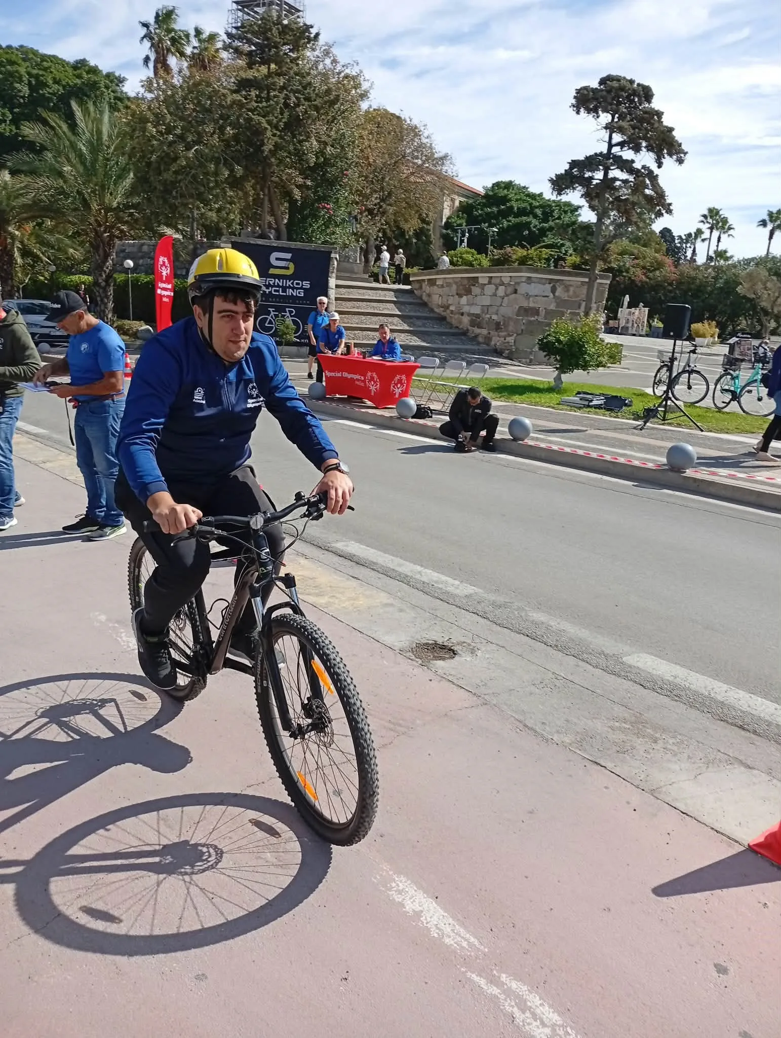 Στιγμιότυπο από τους αγώνες ποδηλασίας Special Olympics 2026