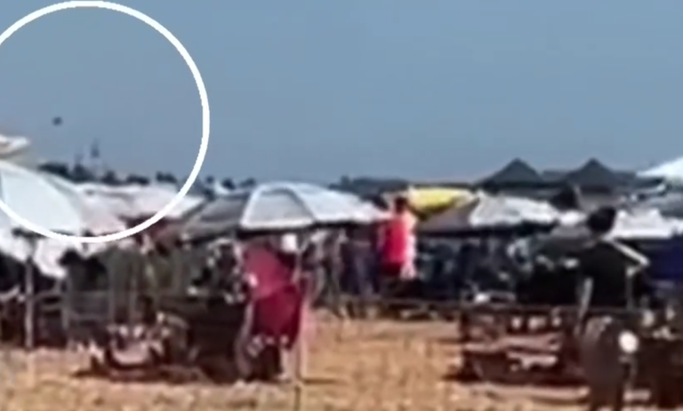 Βίντεο καταγράφει την πτώση μαχητικού Phantom στην Τανάγρα