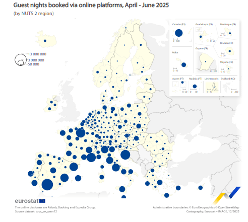 Βραχυχρόνιες μισθώσεις: Οι περιοχές που υπερίσχυσαν στην Ελλάδα - Οι δημοφιλέστερες στην Ευρωπαϊκή Ένωση 1 Βραχυχρόνιες μισθώσεις: Οι περιοχές που υπερίσχυσαν στην Ελλάδα - Οι δημοφιλέστερες στην Ευρωπαϊκή Ένωση