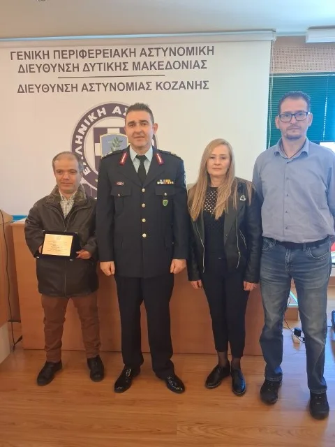 Στιγμιότυπο από τον εορτασμό στην Κοζάνη