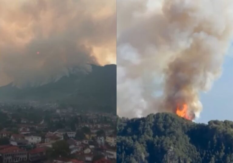 Κόνιτσα: Εκτός ελέγχου η πυρκαγιά – Πλησιάζει τον οικισμό