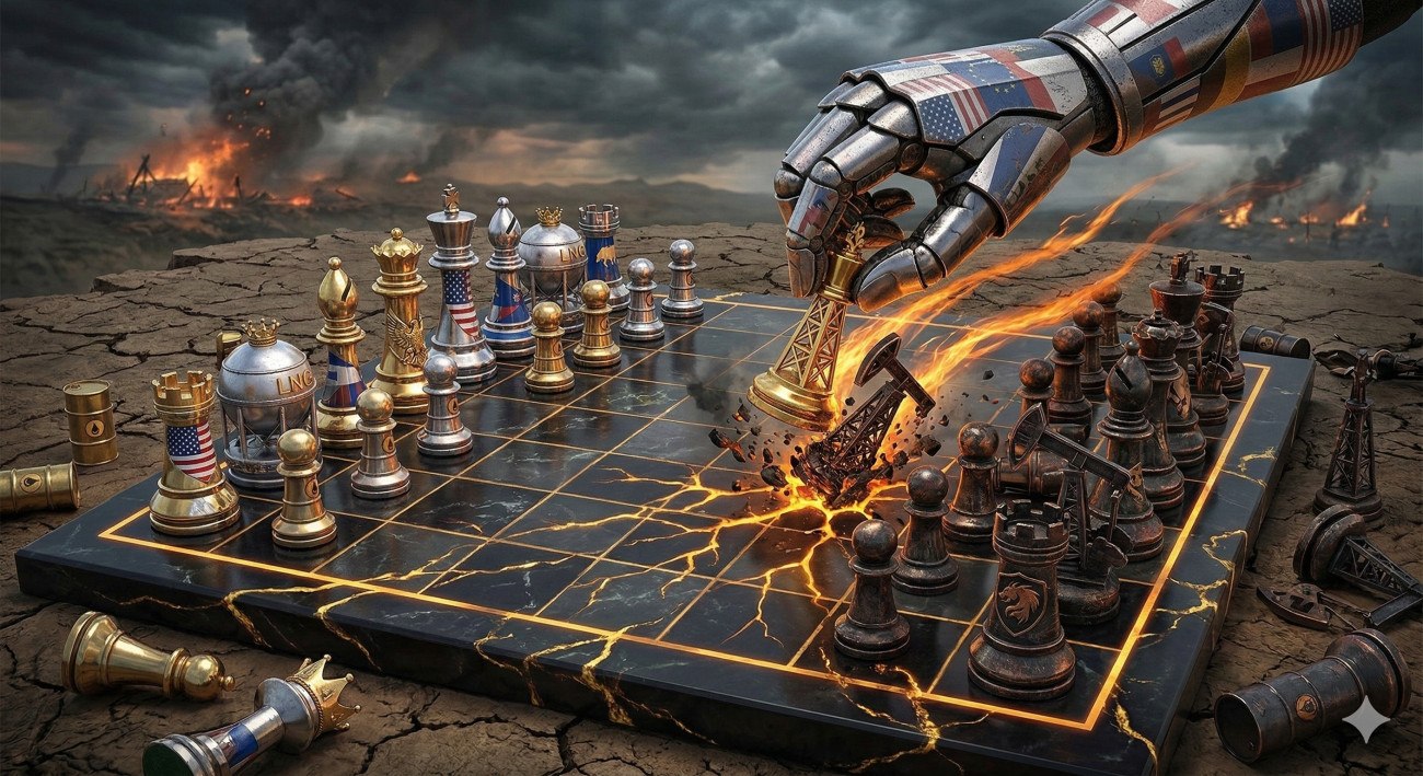 Ο πόλεμος των πόρων: Πώς η δίψα για ενέργεια αναδιαμορφώνει βίαια τον παγκόσμιο χάρτη 1 Ο πόλεμος των πόρων: Πώς η δίψα για ενέργεια αναδιαμορφώνει βίαια τον παγκόσμιο χάρτη