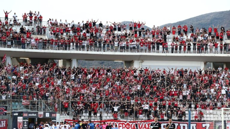Ολυμπιακός: Με φιλάθλους στο Πανθεσσαλικό για το ματς με τον Βόλο