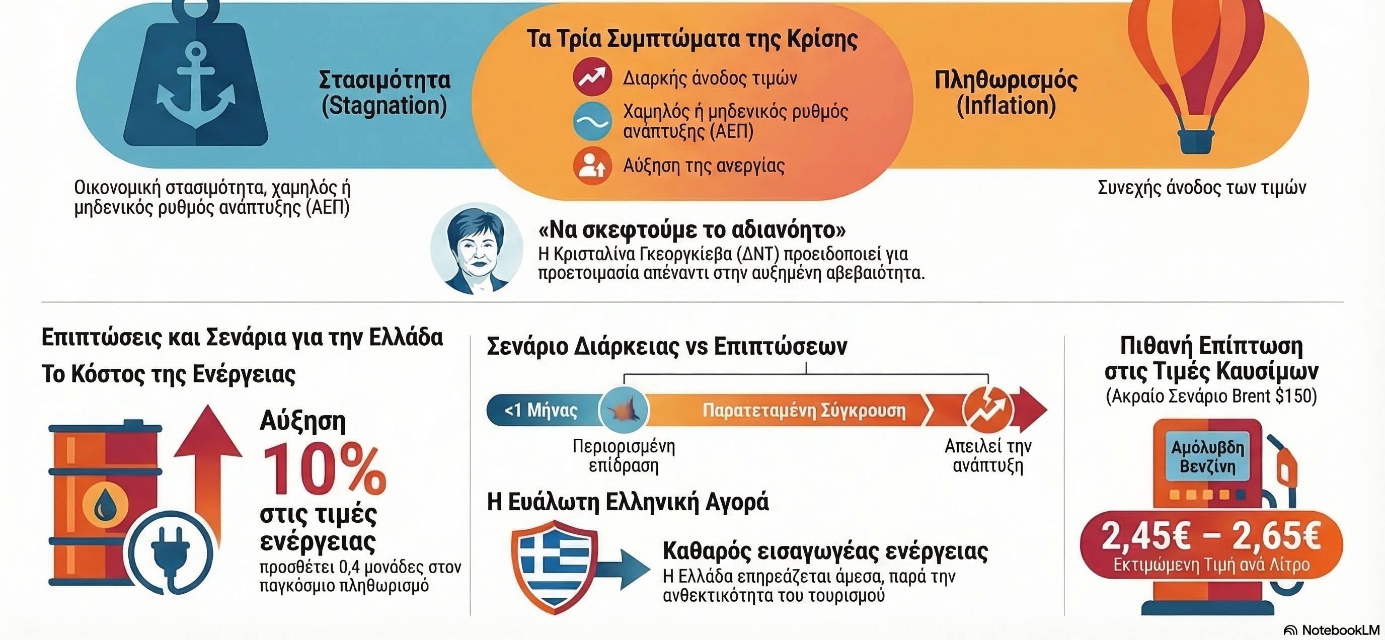 Πόλεμος στη Μέση Ανατολή: Ο στασιμοπληθωρισμός «χτυπά» την πόρτα της ελληνικής οικονομίας 1 Πόλεμος στη Μέση Ανατολή: Ο στασιμοπληθωρισμός «χτυπά» την πόρτα της ελληνικής οικονομίας