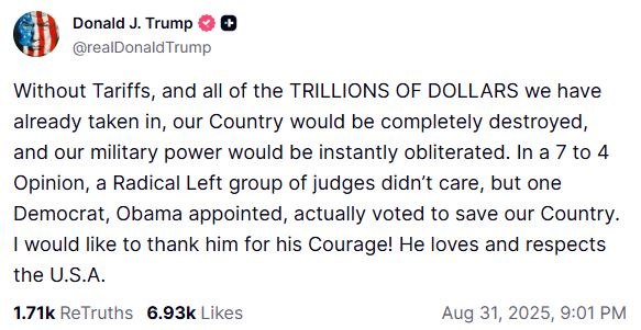 Τραμπ: Αν δεν υπήρχαν οι δασμοί η Αμερική θα είχε καταστραφεί 1 Τραμπ: Αν δεν υπήρχαν οι δασμοί η Αμερική θα είχε καταστραφεί