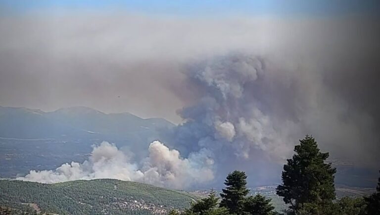 Φωτιά στη Μακρυκάπα Ευβοίας: Εντολή εκκένωσης για την Τριάδα