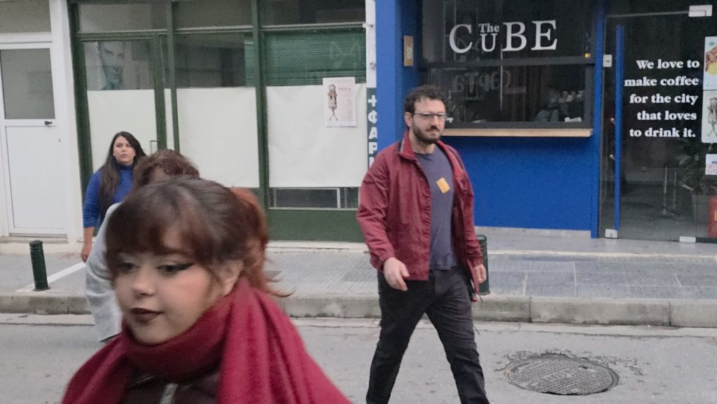 Παράσταση σε σημείο της πόλης της Κοζάνης