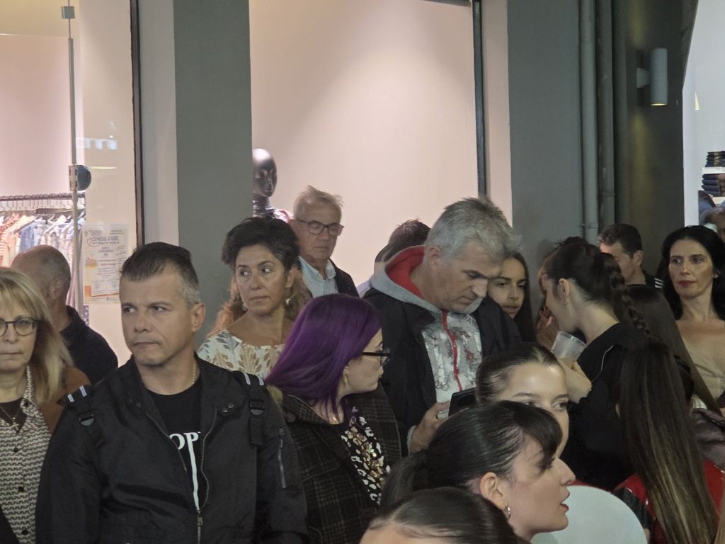 Η οδός Μακεδονομάχων κατά τη διάρκεια της εκδήλωσης